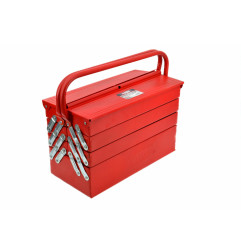 SKRZYNKA NARZĘDZIOWA METALOWA 7cz. 43x20x25cm
