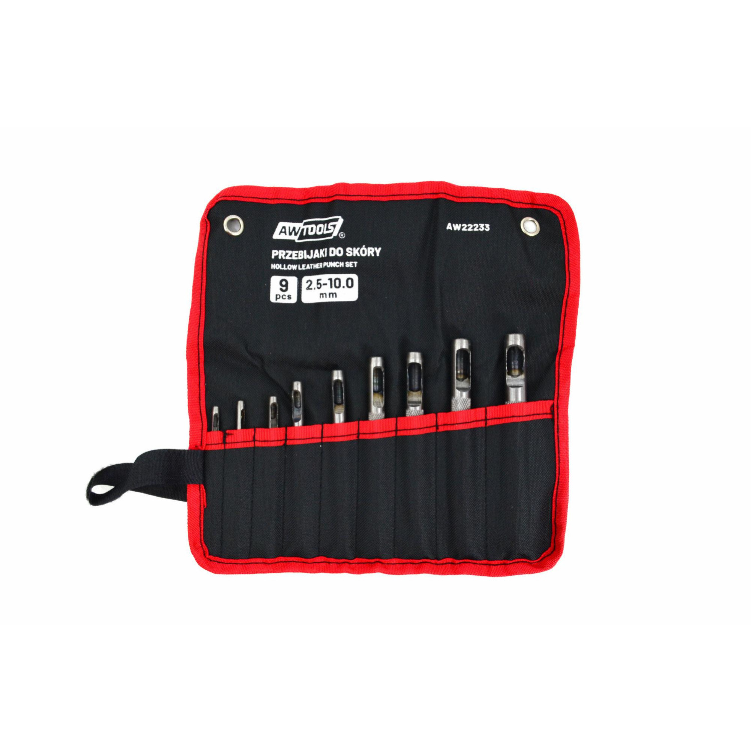 HOLLOW PUNCH SET  2.5-10mm 9pcs