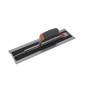 STAINLESS STEEL PLASTERING FLEX TROWEL 110x410mm/ RUBBER HANDLE & ALU SHANK