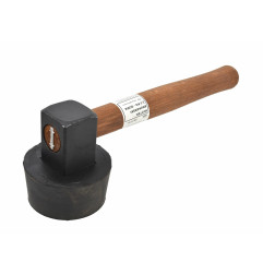 BLOCK PAVING MALLET 2.5kg/ ROUND RUBBER