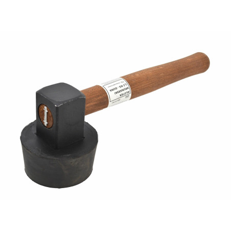 BLOCK PAVING MALLET 2.5kg/ ROUND RUBBER