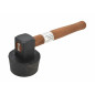 BLOCK PAVING MALLET 2.5kg/ ROUND RUBBER
