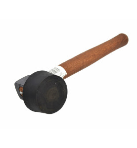 BLOCK PAVING MALLET 2.5kg/ ROUND RUBBER