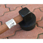 BLOCK PAVING MALLET 2.5kg/ ROUND RUBBER