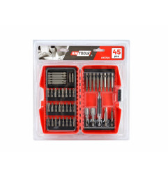 SCREWDRIVER BIT SET w/ MAGNETIC HOLDER 45pcs S2