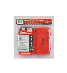 SCREWDRIVER BIT SET w/ MAGNETIC HOLDER 45pcs S2