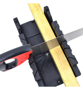 PLASTIC MITRE BOX 3.5''/ 295x80x70 4-CUTTING ANGLES