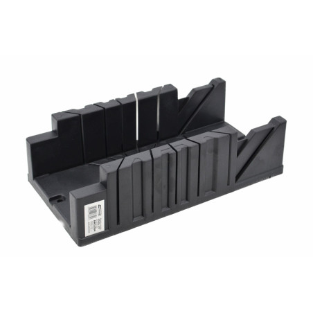 PLASTIC MITRE BOX 4.5''/ 320x120x75 4-CUTTING ANGLES
