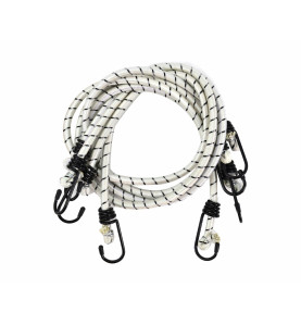 BUNGEE CORD w/ HOOKS 4pcs 1.0x80cm