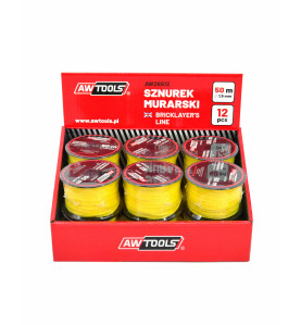 PP BRICKLAYERS TWINE SPOOL 50m 1.5mm/ DISPLAY BOX 12pcs