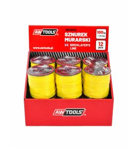SZNUREK MURARSKI 100m / 1,5mm 12szt.