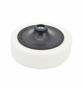 FOAM POLISHING HEAD/ WHITE 150x45mm M14/ FIRM