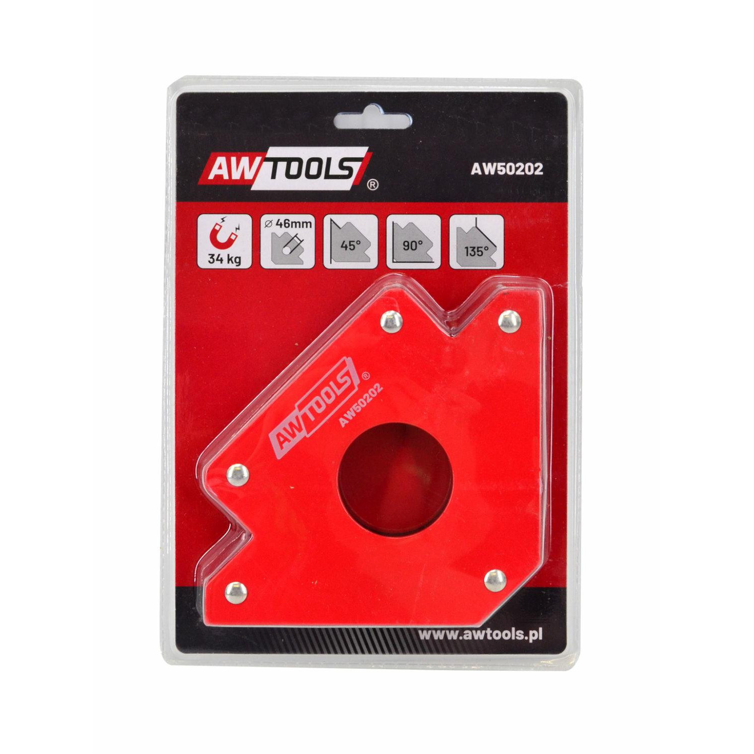 MAGNETIC WELDING SQUARE 34kg 122x190x25mm