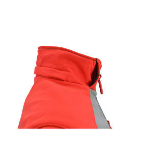 KURTKA SOFTSHELL T4/ CZERWONO-SZARA/ XXL