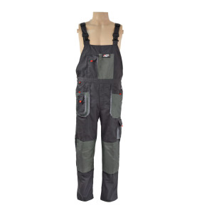 WORK BIB & BRACE T1 GREY/ M