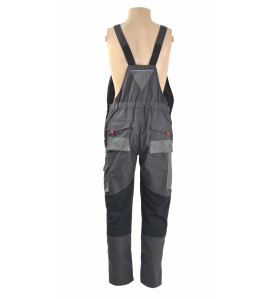 WORK BIB & BRACE T1 GREY/ M