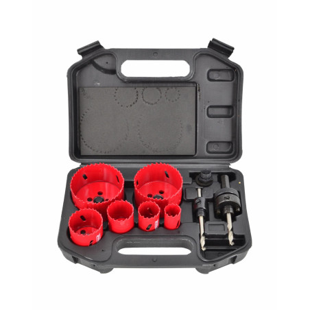 BI-METAL HOLE SAW SET 22-73mm 8pcs