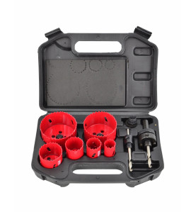 BI-METAL HOLE SAW SET 22-73mm 8pcs