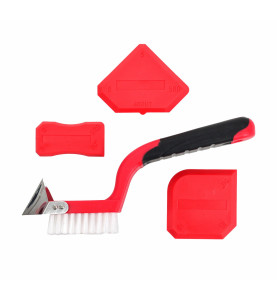SEALANT SPATULA SET w/ SCRAPER 4pcs