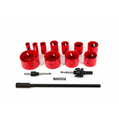 BI-METAL HOLE SAW SET 19-76mm 15pcs