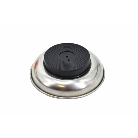 ROUND MAGNETIC PARTS TRAY w/ RUBBER BASE 110mm