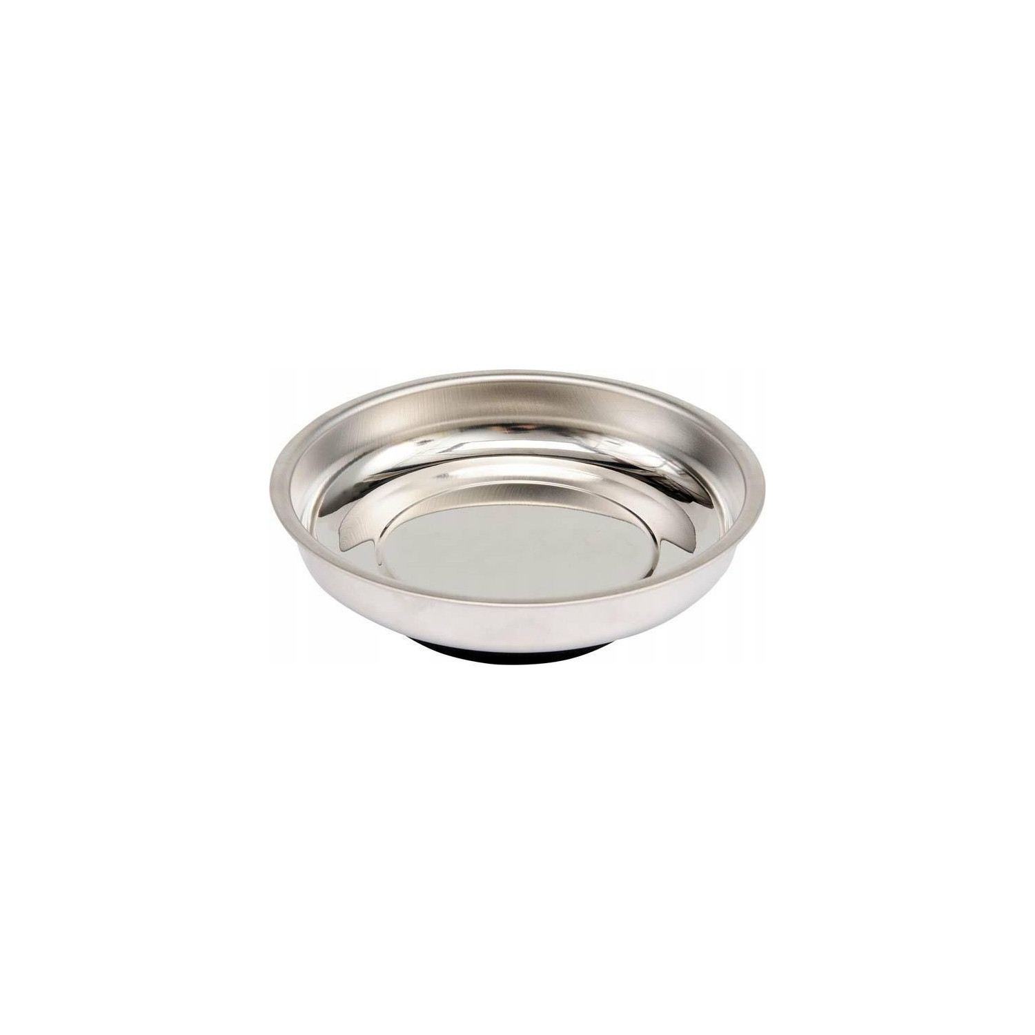 ROUND MAGNETIC PARTS TRAY w/ RUBBER BASE 110mm