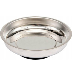 ROUND MAGNETIC PARTS TRAY w/ RUBBER BASE 150mm