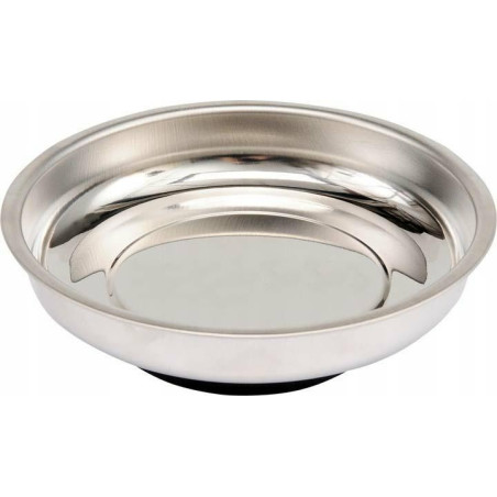 ROUND MAGNETIC PARTS TRAY w/ RUBBER BASE 150mm