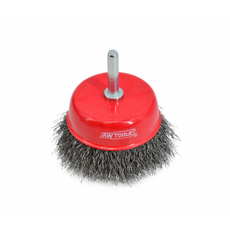 STEEL CRIMPED WIRE CUP BRUSH 50mm w/ SHANK