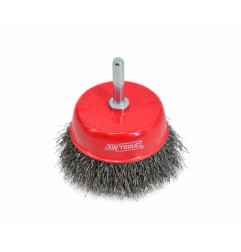 STEEL CRIMPED WIRE CUP BRUSH 65mm w/ SHANK