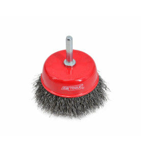 STEEL CRIMPED WIRE CUP BRUSH 65mm w/ SHANK