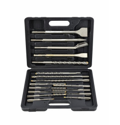 ZESTAW DŁUT I WIERTEŁ SDS+ 17 elem.