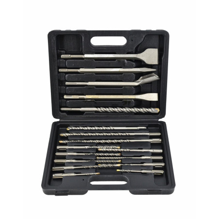 ZESTAW DŁUT I WIERTEŁ SDS+ 17 elem.