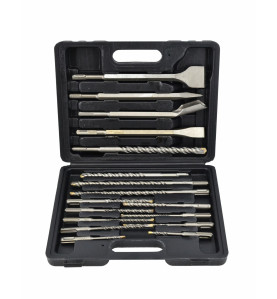 ZESTAW DŁUT I WIERTEŁ SDS+ 17 elem.