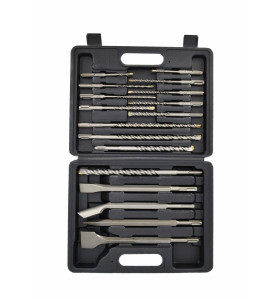 ZESTAW DŁUT I WIERTEŁ SDS+ 17 elem.