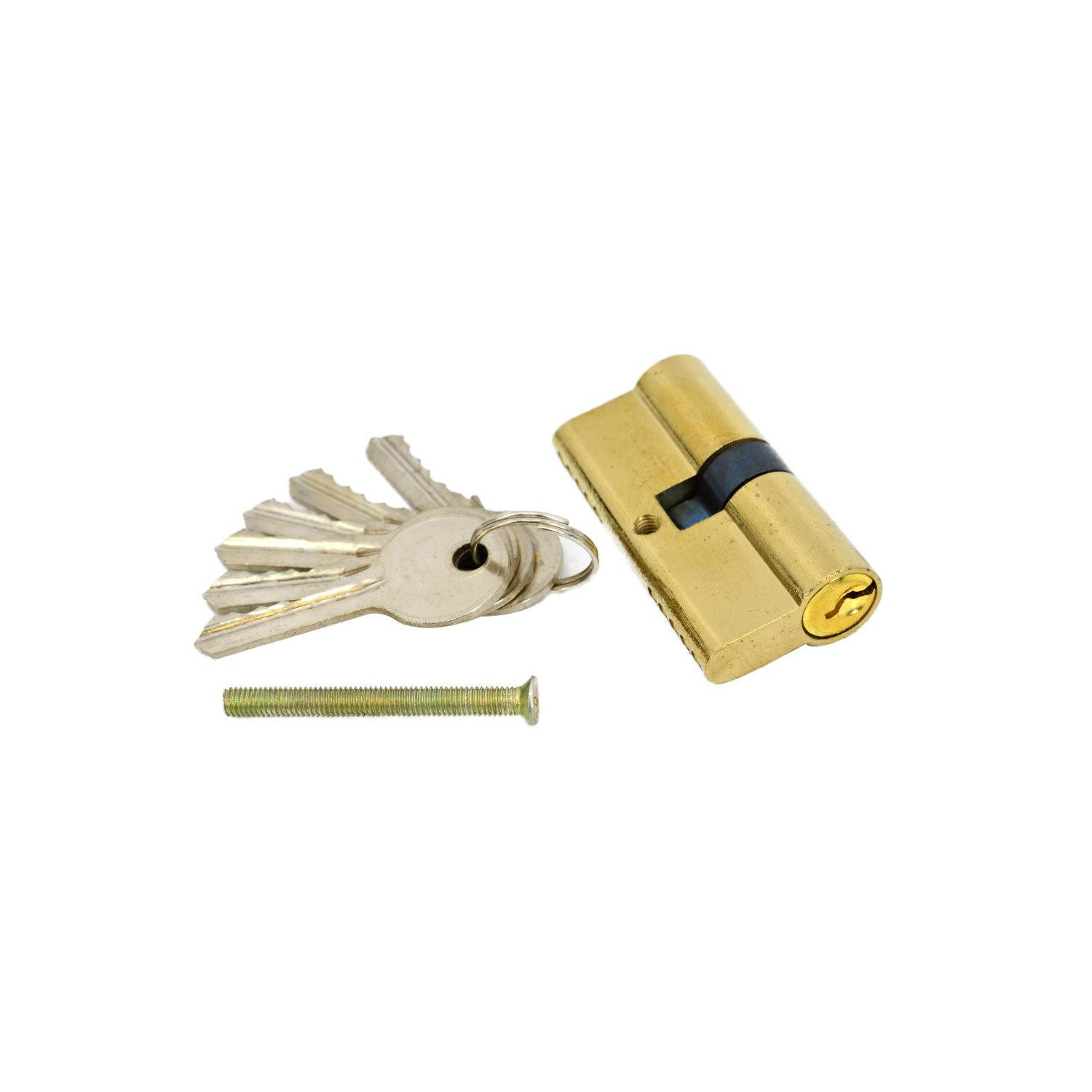 DOOR LOCK CYLINDER 62mm 31/31 w/ 5-KEYS