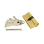 DOOR LOCK CYLINDER 62mm 31/31 w/ 5-KEYS