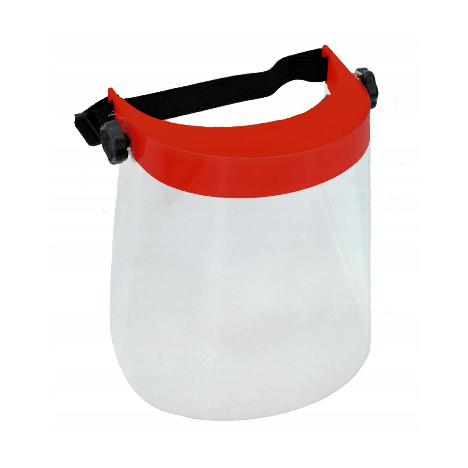 PROTECTIVE FACE SHIELD RED/ TILT ADJUSTMENT