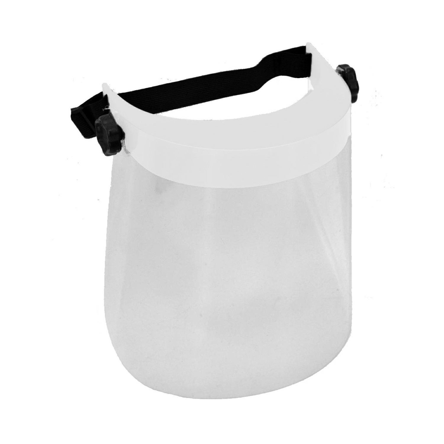 PROTECTIVE FACE SHIELD WHITE/ TILT ADJUSTMENT