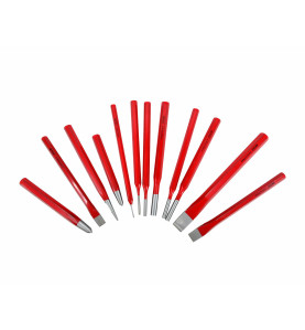 CHISEL & PUNCH SET 12pcs