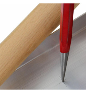 ZESTAW PRZECINAKÓW, PUNKTAKÓW I WYBIJAKÓW 12 CZĘŚCI