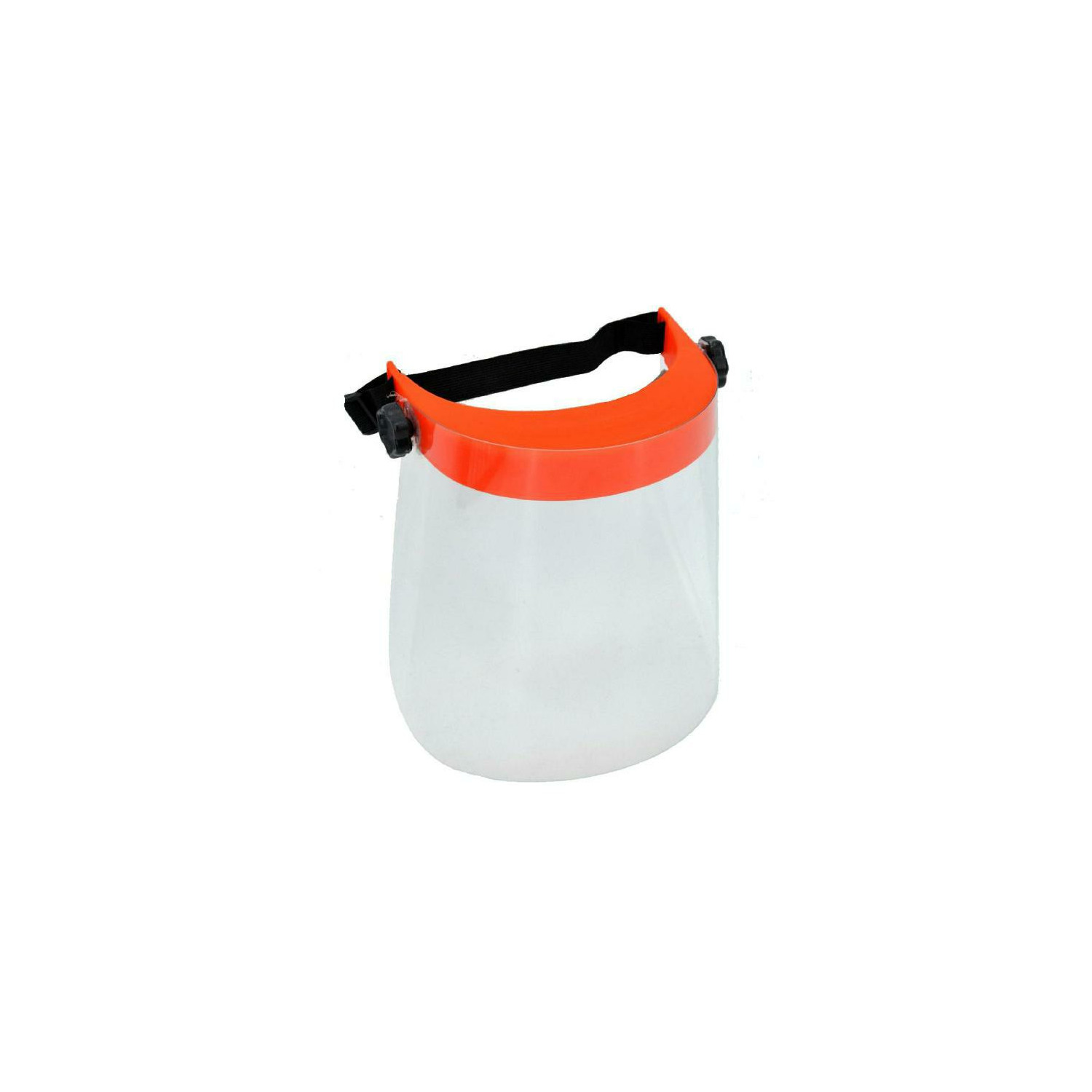 PROTECTIVE FACE SHIELD ORANGE/ TILT ADJUSTMENT
