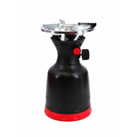 PIERCEABLE GAS CARTRIDGE CAMPING STOVE w/ PIEZO IGNITION