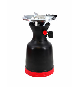 PIERCEABLE GAS CARTRIDGE CAMPING STOVE w/ PIEZO IGNITION