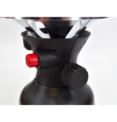 PIERCEABLE GAS CARTRIDGE CAMPING STOVE w/ PIEZO IGNITION