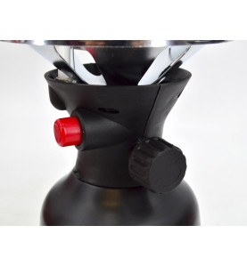 PIERCEABLE GAS CARTRIDGE CAMPING STOVE w/ PIEZO IGNITION