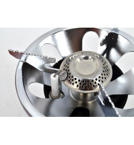 PIERCEABLE GAS CARTRIDGE CAMPING STOVE w/ PIEZO IGNITION