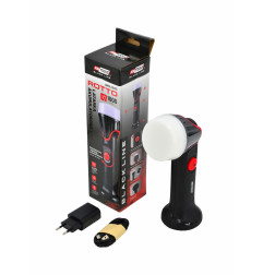 ULTRA BRIGHT RECHARGEABLE LED INSPECTION LAMP ROTTO 1000LM BLACK LINE