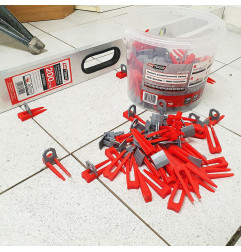 TILE LEVELING SYSTEM WEDGES 1.0mm (6-17mm) 150pcs