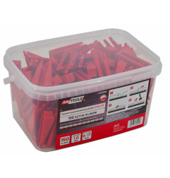 TILE LEVELLING SYSTEM WEDGES 1.0mm 6-17mm 150pcs